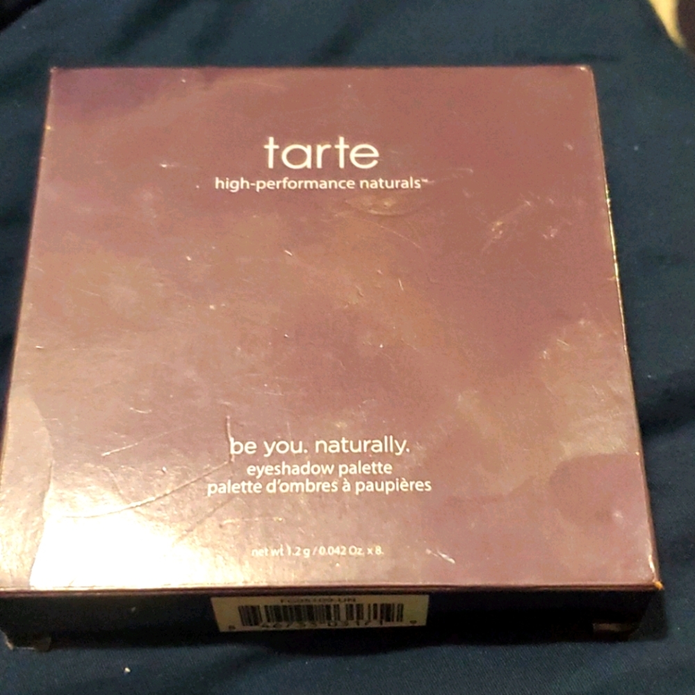 Tarte eyeshadow makeup pallet with mirror